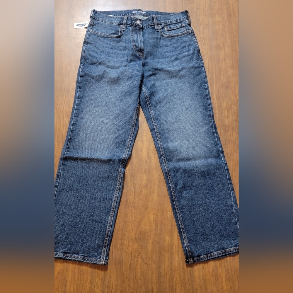Mens Old Navy Blue Jeans 33 x 30 Loose